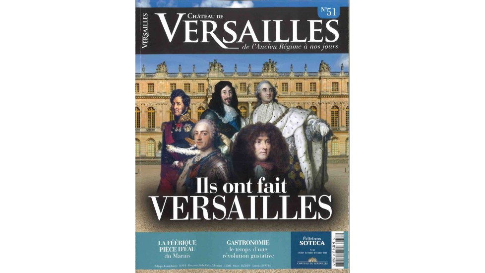 CHATEAU DE VERSAILLE MAGAZINE (to be translated)